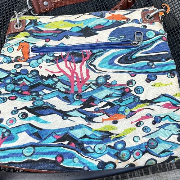 Sakroots Artist circle crossbody/messenger bag no signs of wear - Picture 9 of 13